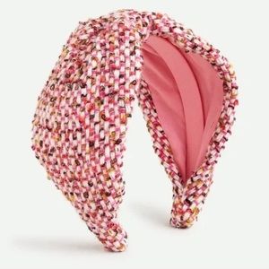 Jcrew tweed wide knot headband